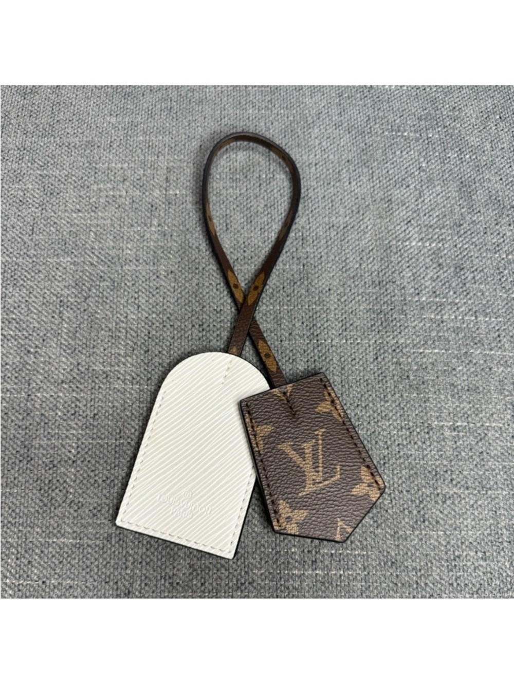 Louis Vuitton monogram and epi bag charm
